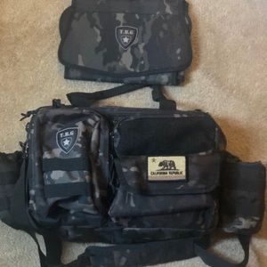 Tactical Baby Gear diaperbag, mat & carrier